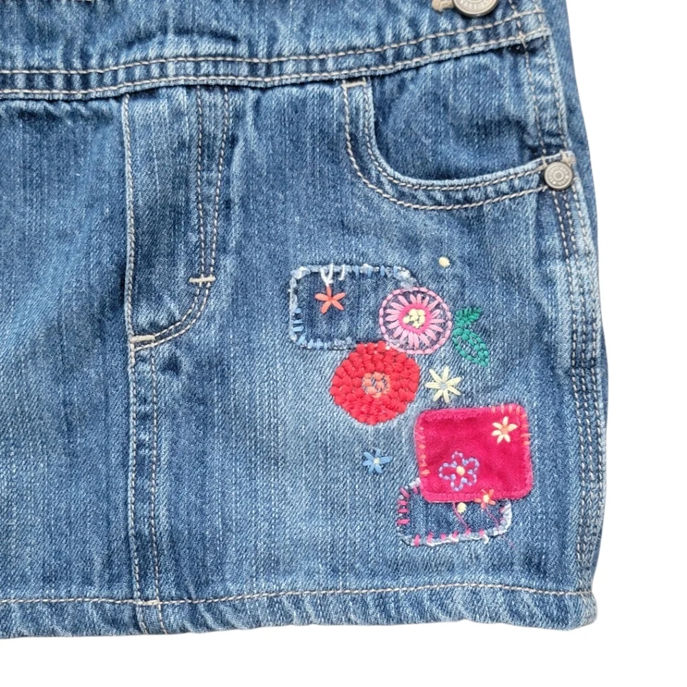 OshKosh B'gosh‎ Embroidered Overall Denim Jumper 24 months